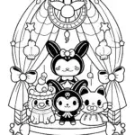 Kuromi leading a dream parade