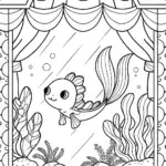 Axolotl’s underwater art gallery