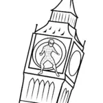 Miles Morales at the clock tower