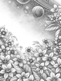 Flowers on a space expedition