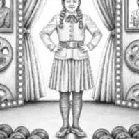 Wednesday Addams hosting a film festival