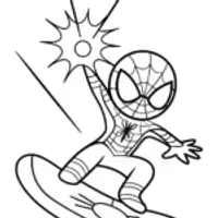 Miles Morales on an enchanted skateboard