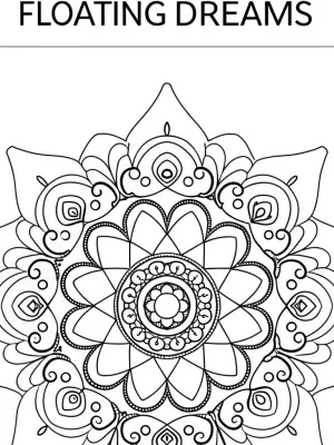 Mandala of floating dreams coloring pages