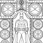 Batman in a magical clock workshop