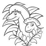 Dinosaur detectives in the jungle