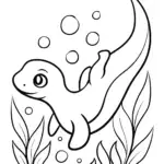 Charmander swimming underwater
