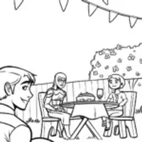 Captain America’s garden party
