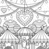 Galactic Valentine’s Market Scene