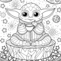 Baby Yoda’s cosmic tea time