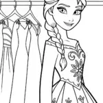 Elsa’s winter wardrobe showcase