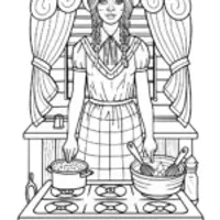 Wednesday Addams cooking contest