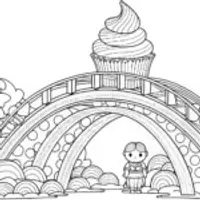 Cupcake Chic on the rainbow bridge