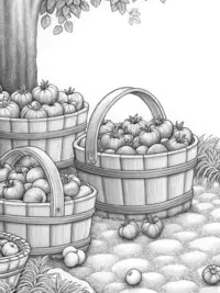 Harvesting candy fruits