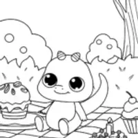 Axolotl’s enchanted picnic