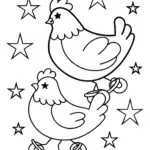 Chickens roller skating in space