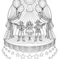 Rainbow symphony on the floating stage