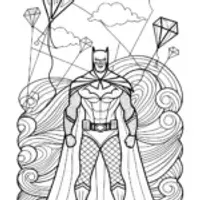 Batman at the kite festival