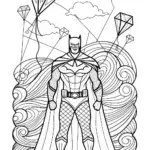 Batman at the kite festival