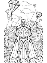 Batman at the kite festival