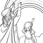 Dream Weavers creating a rainbow