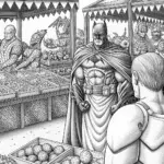 Batman at the alien market