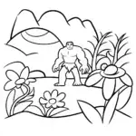Hulk’s alien wildlife exploration
