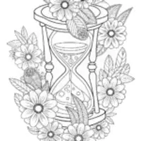 Flowers around a time capsule