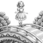 Cupcake Chic on a rainbow bridge