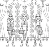 Bratz dolls at a fashion festival