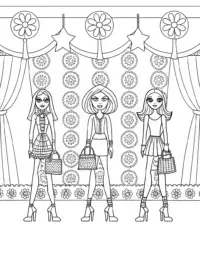 Bratz dolls at a fashion festival