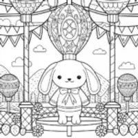 Cinnamoroll at the balloon festival