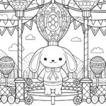 Cinnamoroll at the balloon festival