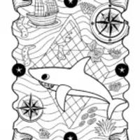 Shark’s treasure map adventure