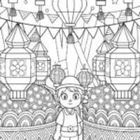 Luigi at the lantern festival