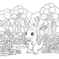 Charmander’s forest adventure