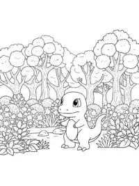Charmander’s forest adventure