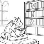 Charizard storytelling in a library