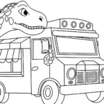 T-Rex food truck fun