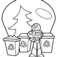 Buzz Lightyear’s recycling adventure