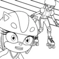 Sonic roller derby showdown
