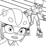 Sonic roller derby showdown