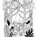Mario and Luigi exploring the jungle