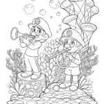 Mario and Luigi’s underwater concert