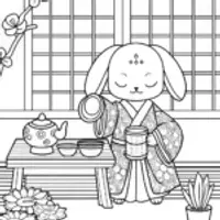 Cinnamoroll tea ceremony
