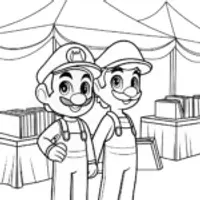 Mario and Luigi’s book fair