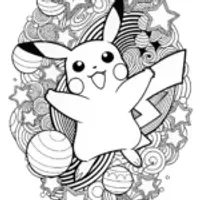 Pikachu’s cosmic dance party