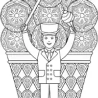 Ice cream cone concert conductor