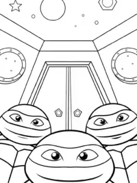 TMNT cosmic escape room adventure