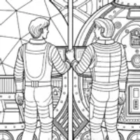 Anime astronomers building a starship