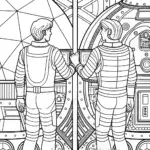 Anime astronomers building a starship
